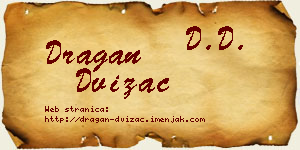 Dragan Dvizac vizit kartica